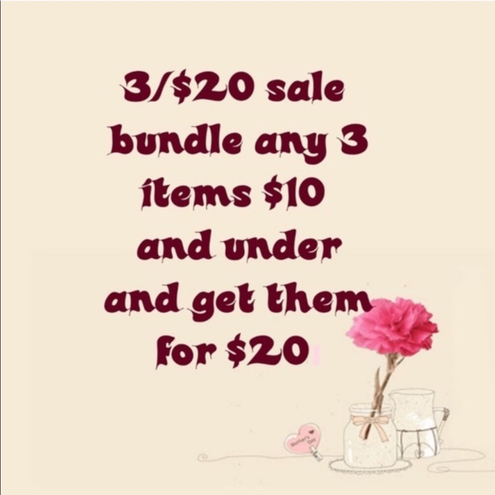 Bundle 3 for $20